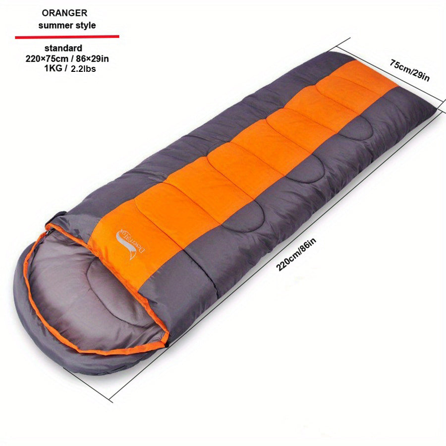 3-Season Lightweight Sleeping Bag for Hiking Camping-3
