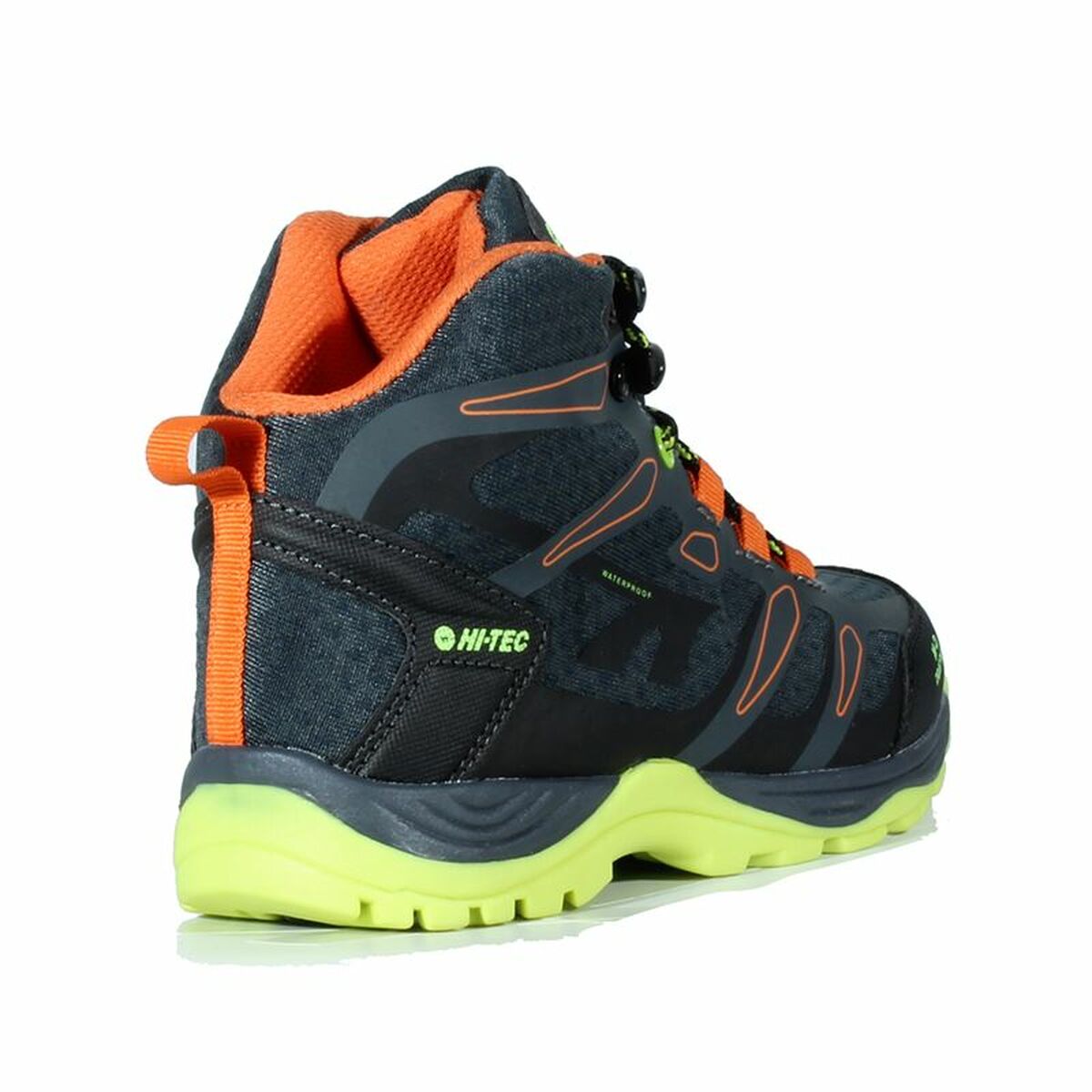 Hiking Boots Hi-Tec Toubkal Mid Waterproof Black Light grey-2