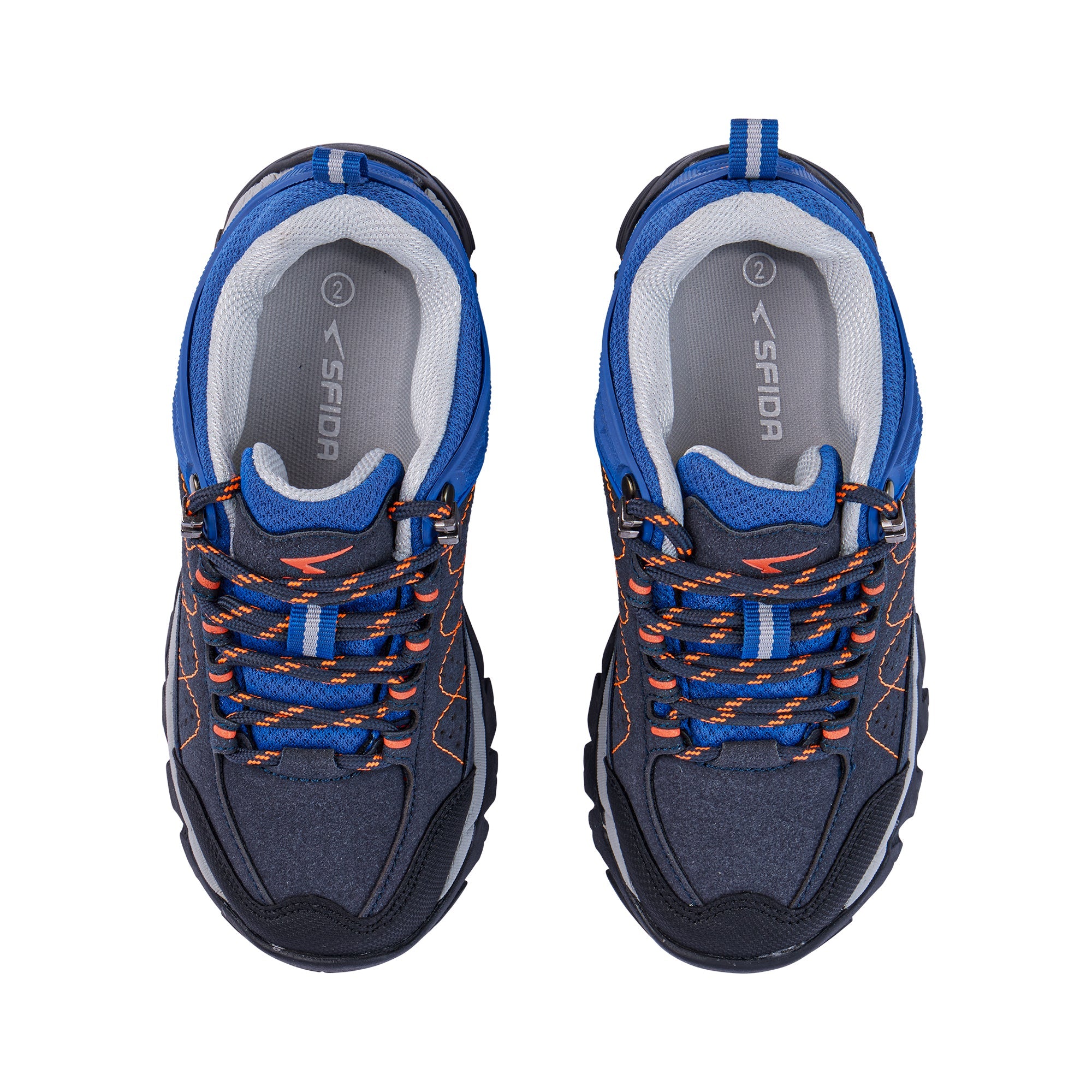 Pioneer Boys Outdoor Hiking Shoes Navy/Royal-1