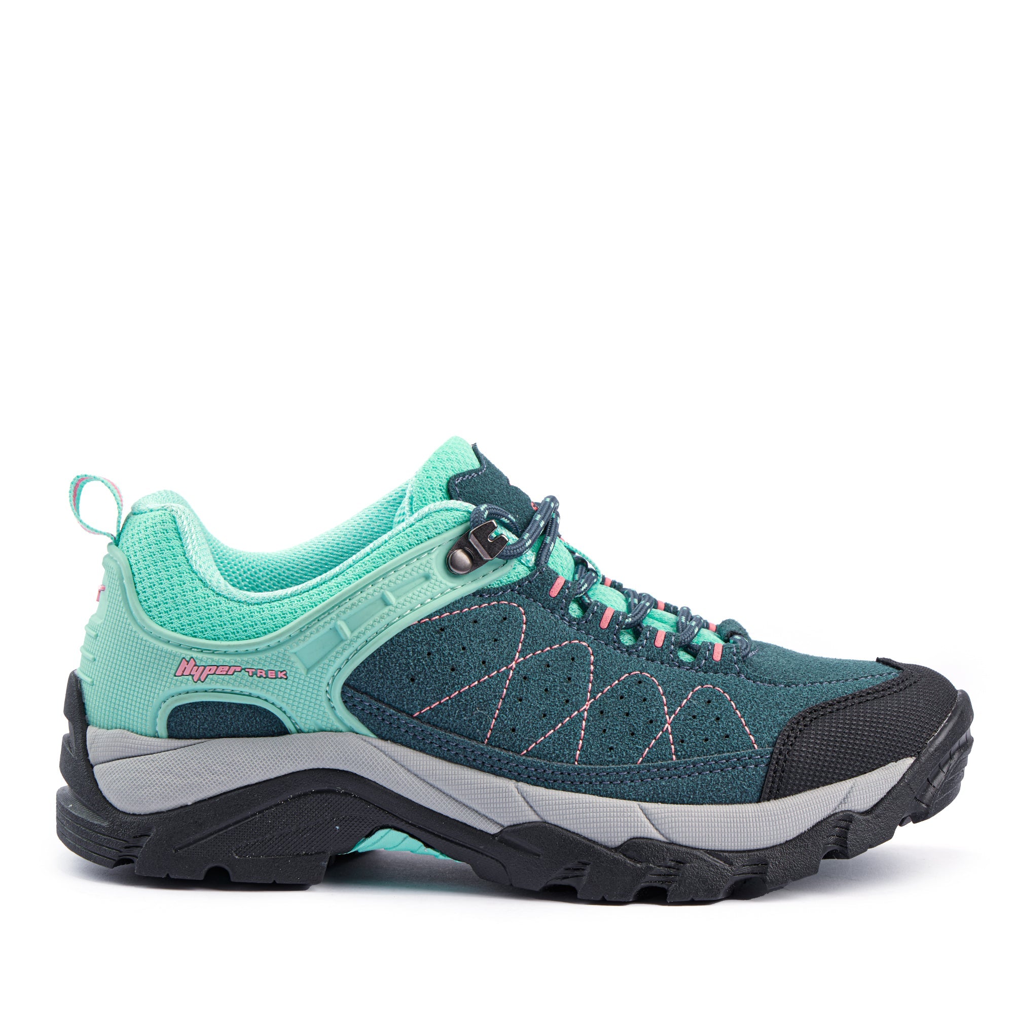 Pioneer Girls Outdoor Hiking Shoe Denim/Mint-0