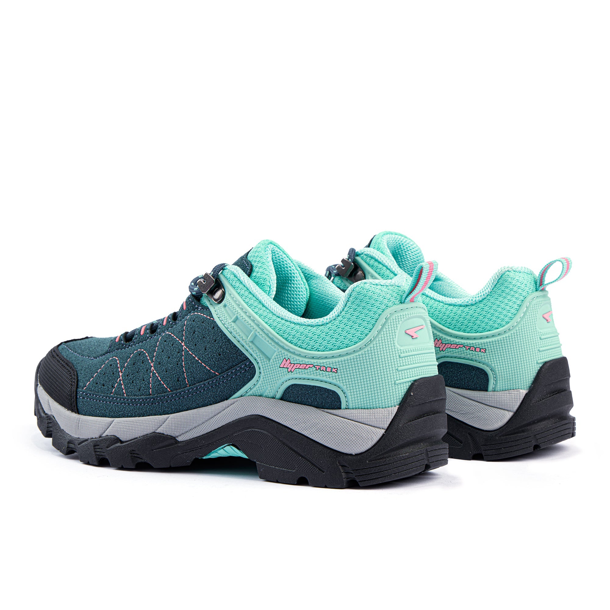 Pioneer Girls Outdoor Hiking Shoe Denim/Mint-3