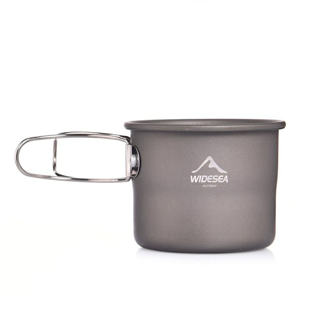 Camping Mug Outdoor Coffee Tea Aluminum Cup Tourism Tableware Picnic Cooking Supplies Equipment Tourist Trekking Hiking-3