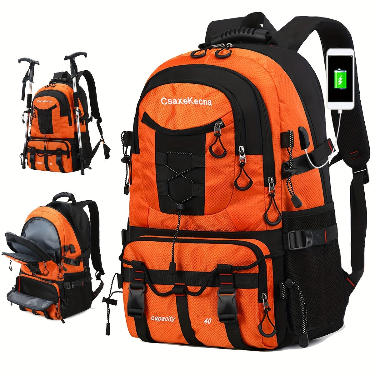 Hiking Backpack Outdoor Camping Travel Bag-2