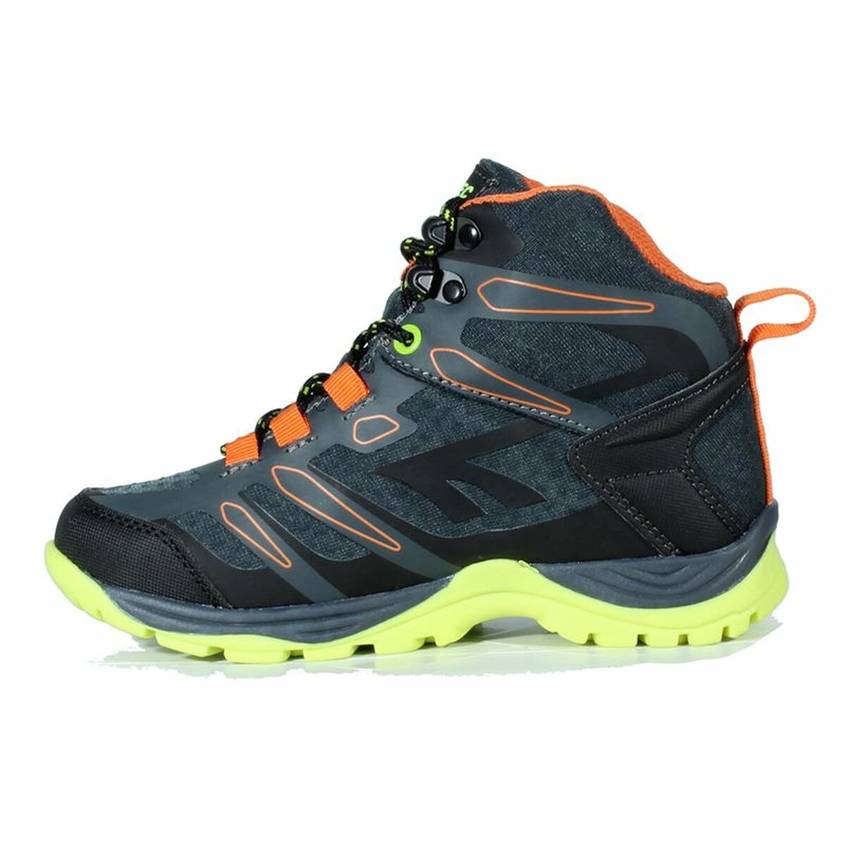Hiking Boots Hi-Tec Toubkal Mid Waterproof Black Light grey-6