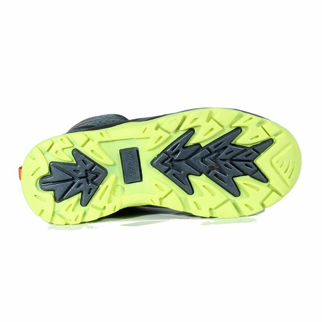 Hiking Boots Hi-Tec Toubkal Mid Waterproof Black Light grey-5