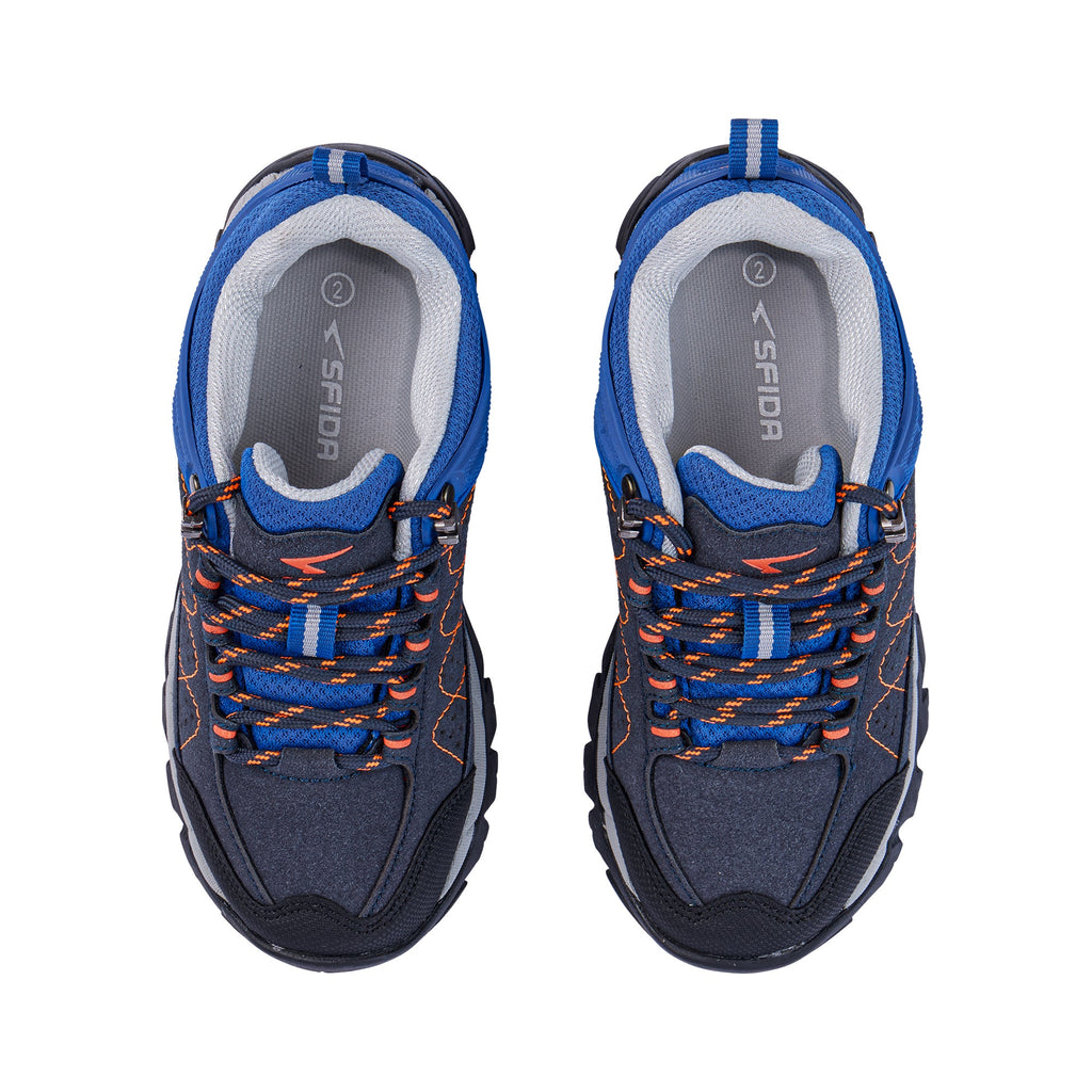 Pioneer Boys Outdoor Hiking Shoes Navy/Royal-1